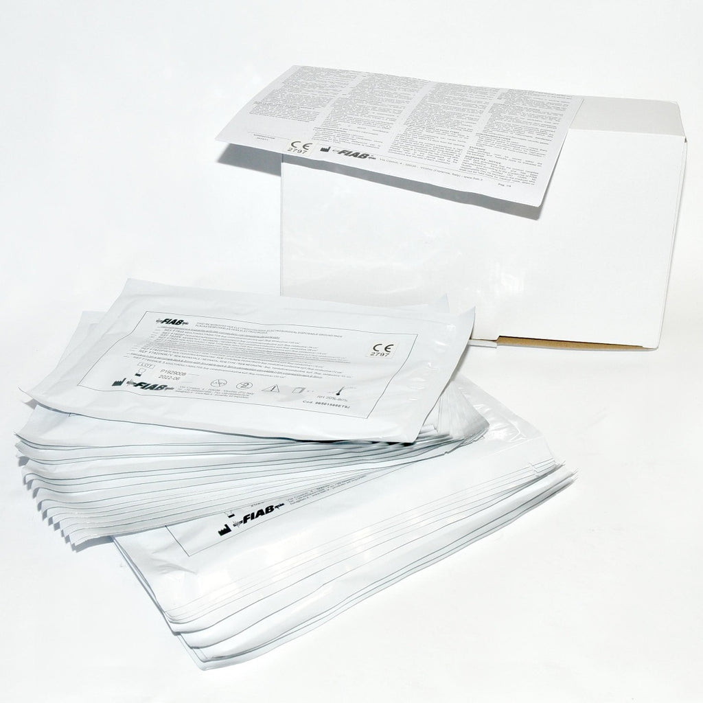 FIAB Electrosurgical Disposable Ground Pads REF F7820 Rem Type Exp 11-2021 x22Pc