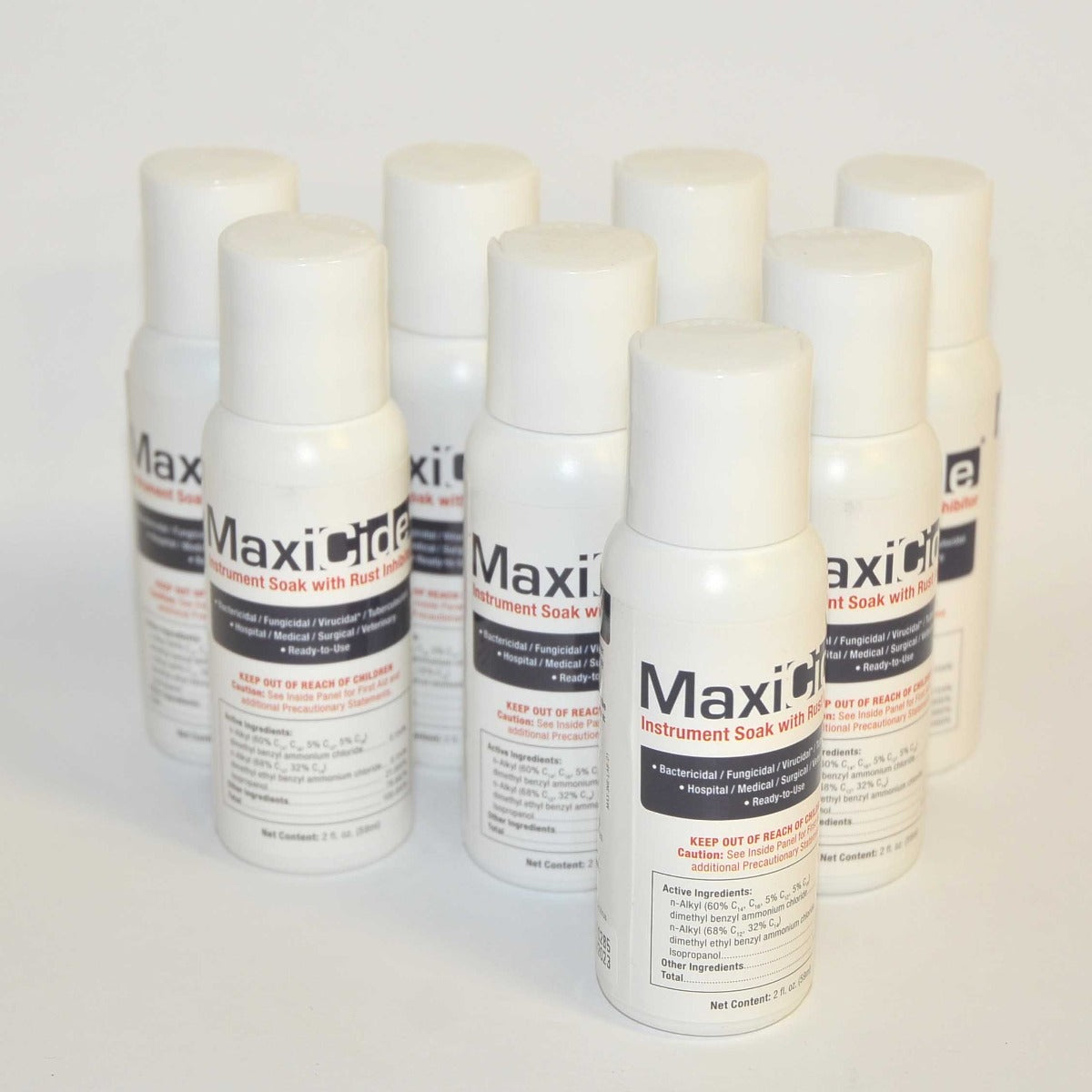 MaxiCide Bio-Infusion Instrument Soak Rust Inhibitor MAX-INF Envy Dermal x8