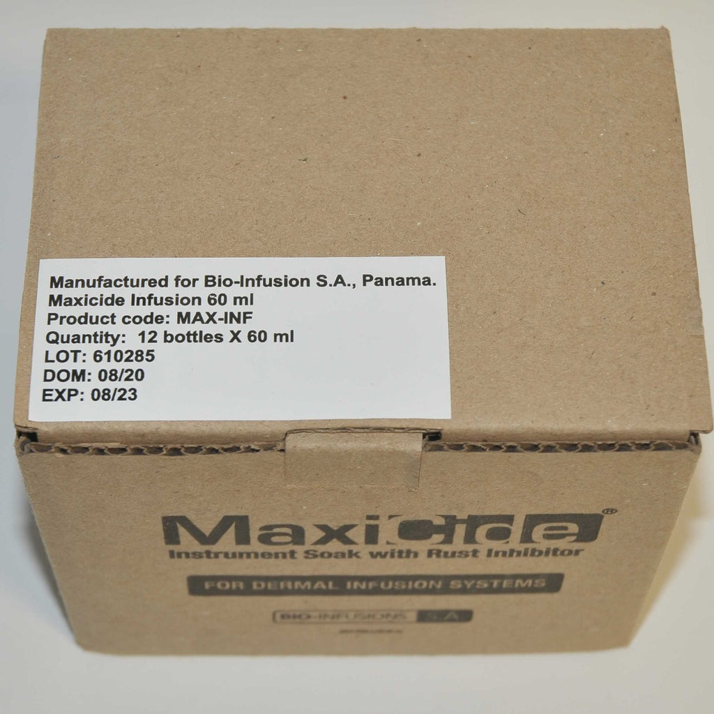 MaxiCide Bio-Infusion Instrument Soak Rust Inhibitor MAX-INF Envy Dermal x12