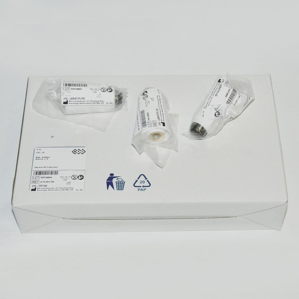 BTL Exilis XP 2 Femme Applicator V Tip 215-10 RF 215-LABIATIPL100 x3 Pcs Set