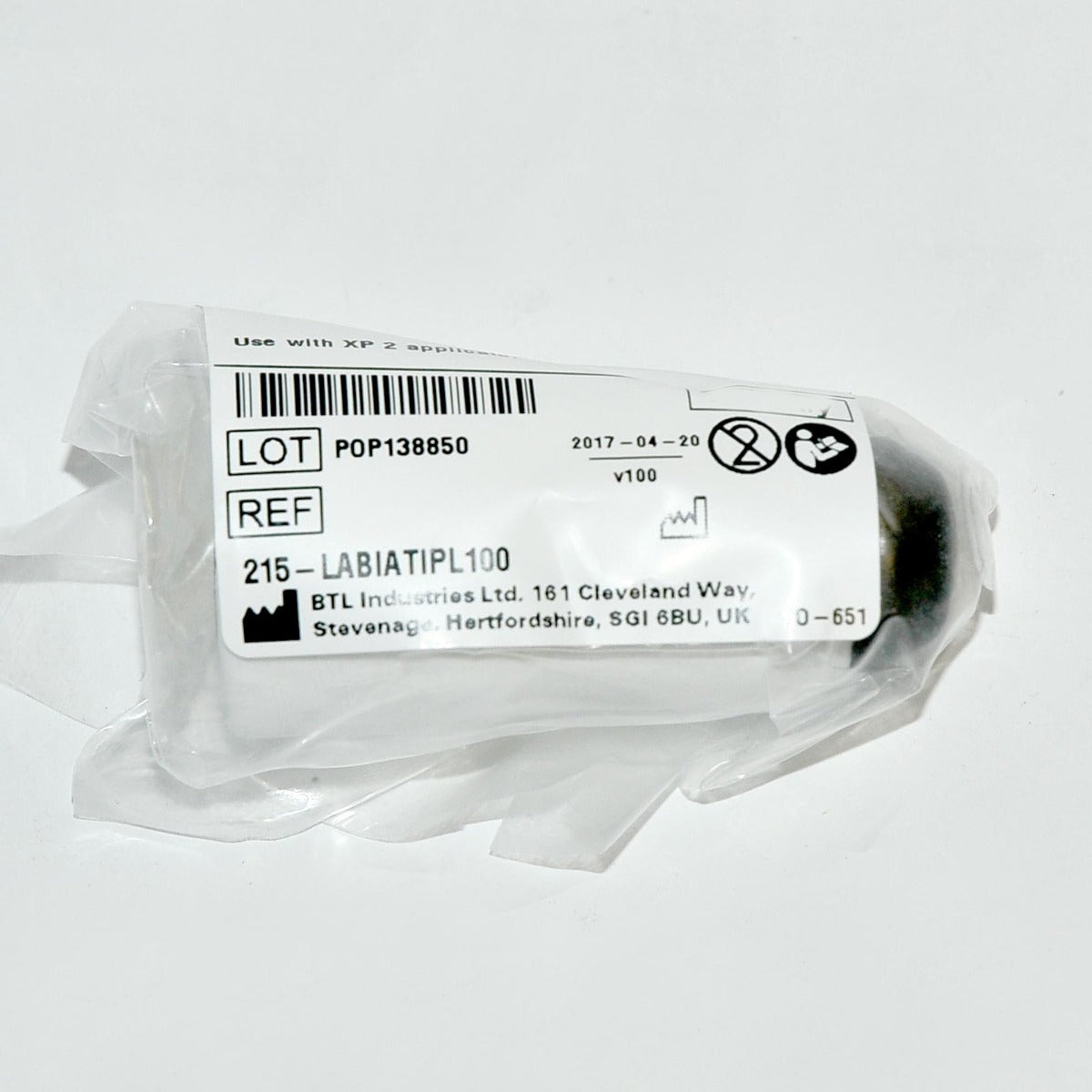 BTL Exilis XP 2 Femme Applicator V Tip 215-10 RF 215-LABIATIPL100 x3 Pcs Set