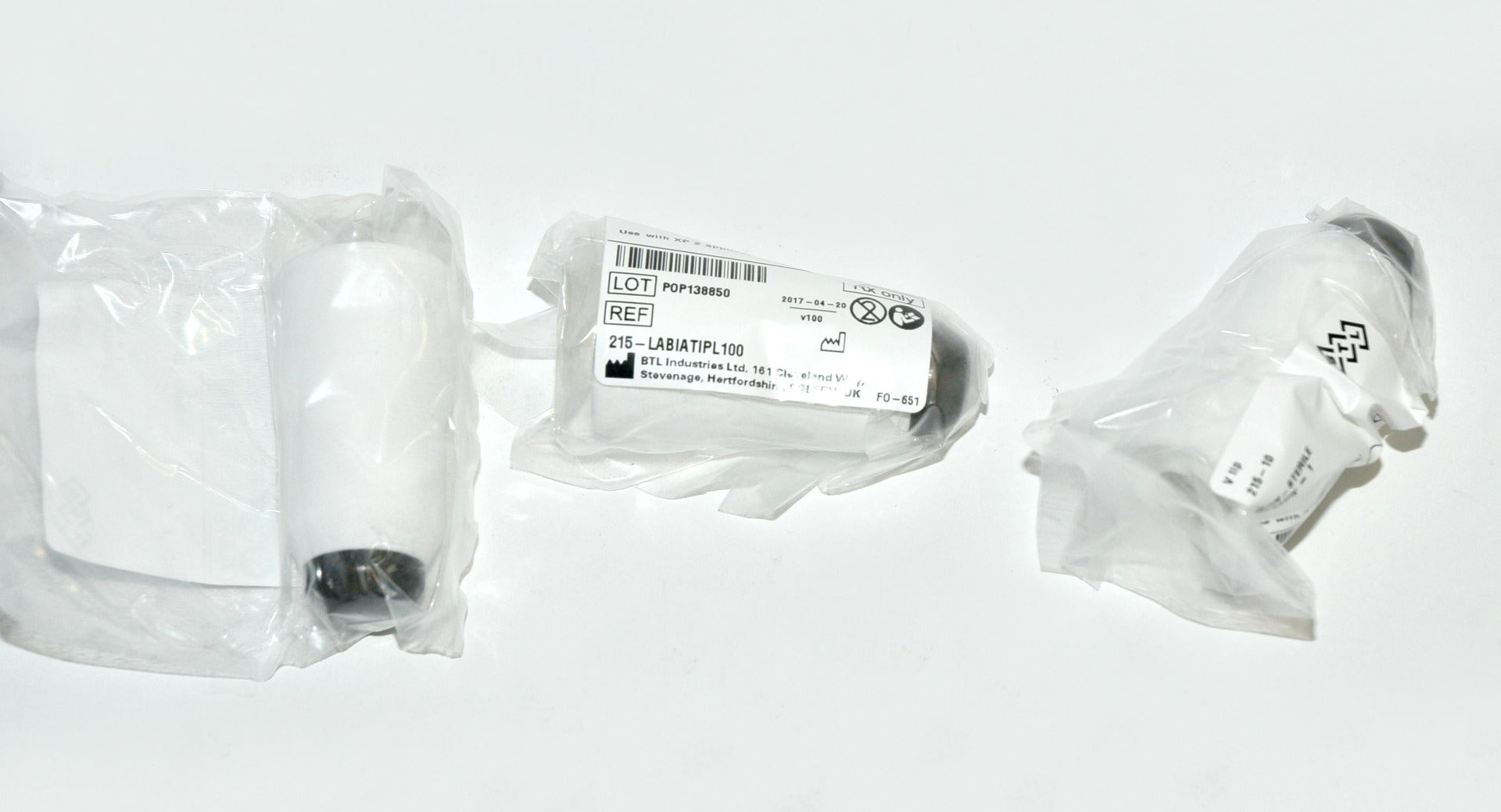BTL Exilis XP 2 Femme Applicator V Tip 215-10 RF 215-LABIATIPL100 x3 Pcs Set