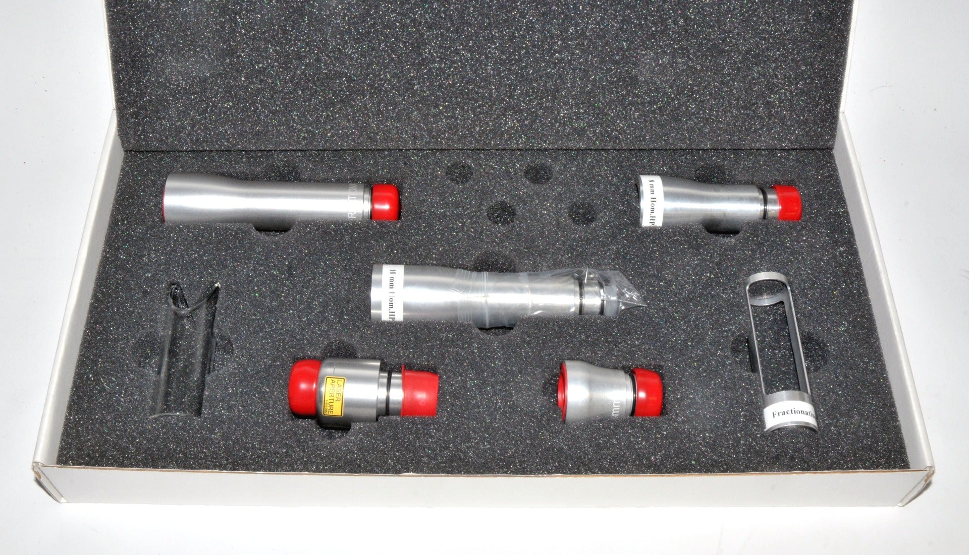 Zarin PiQo4 Lumenis 532 1064 Homogenized Fractional Tattoo Laser Handpiece Set