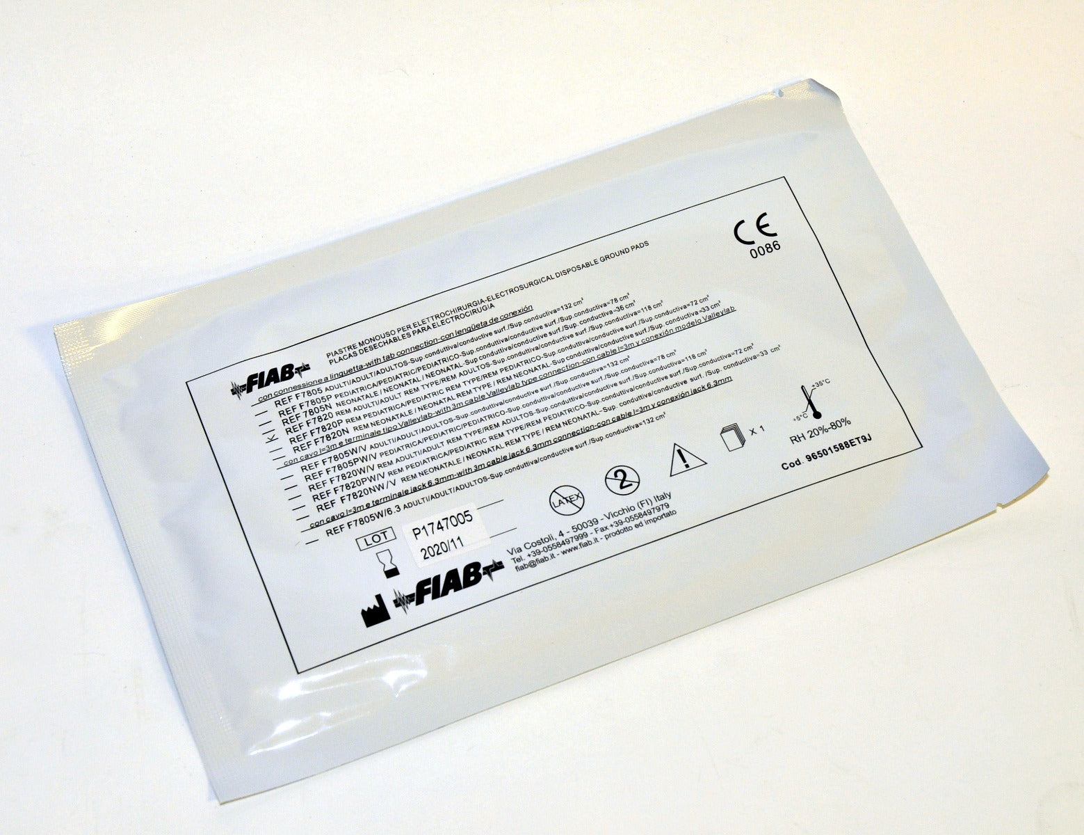 BTL Aesthetics Exilis Electosurgical Disposable Grounding Pad F7820 Adult Qty 15