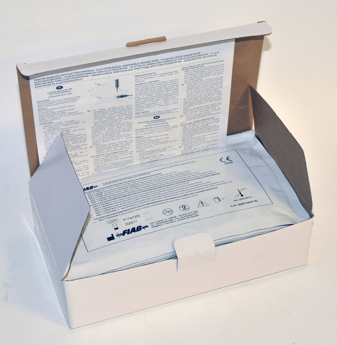 BTL Aesthetics Exilis Electosurgical Disposable Grounding Pad F7820 Adult Qty 24
