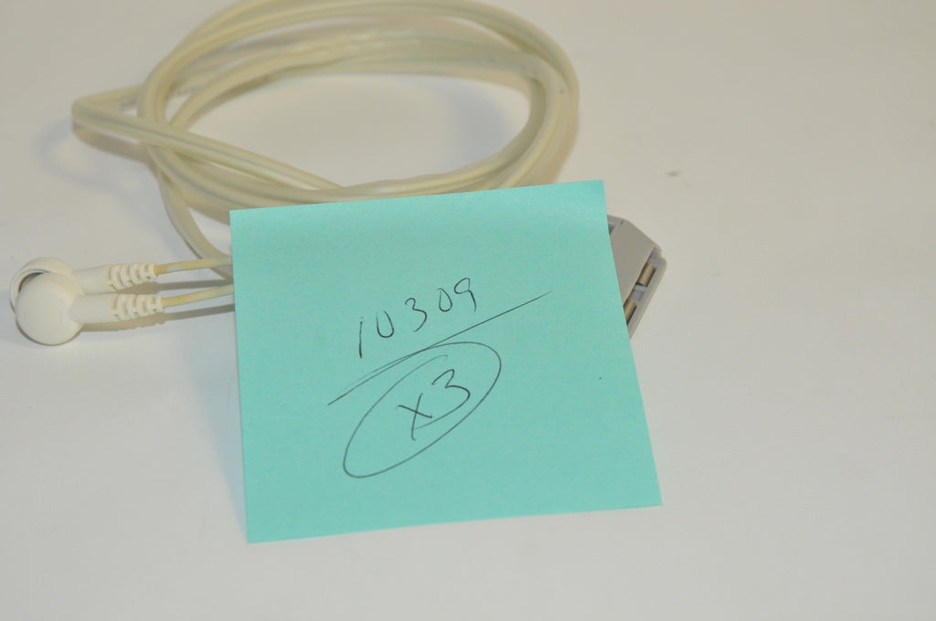 BTL Exilis Protege Neutral Electrode Pad Return CABLE Dual Pigtail PARTS AS IS