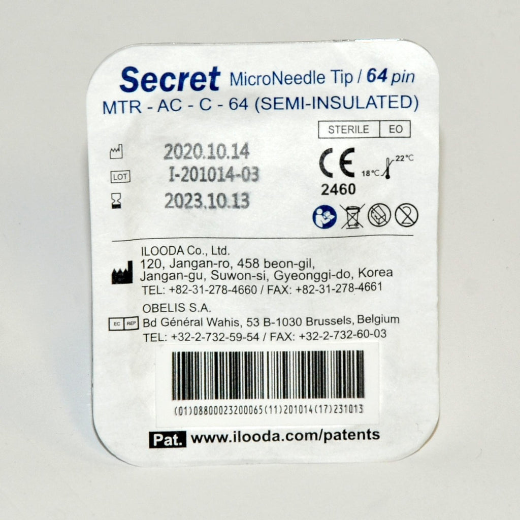 Cutera SecretRF RF Microneedle Semi Insulated Secret MTR-AC-C-64 64 Pin x7 Pcs