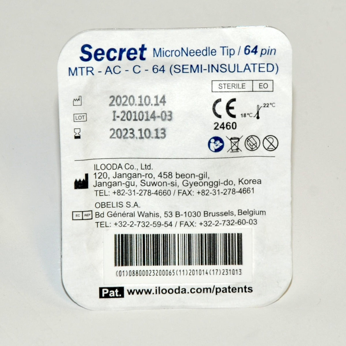 Cutera SecretRF RF Microneedle Semi Insulated Secret MTR-AC-C-64 64 Pin x7 Pcs