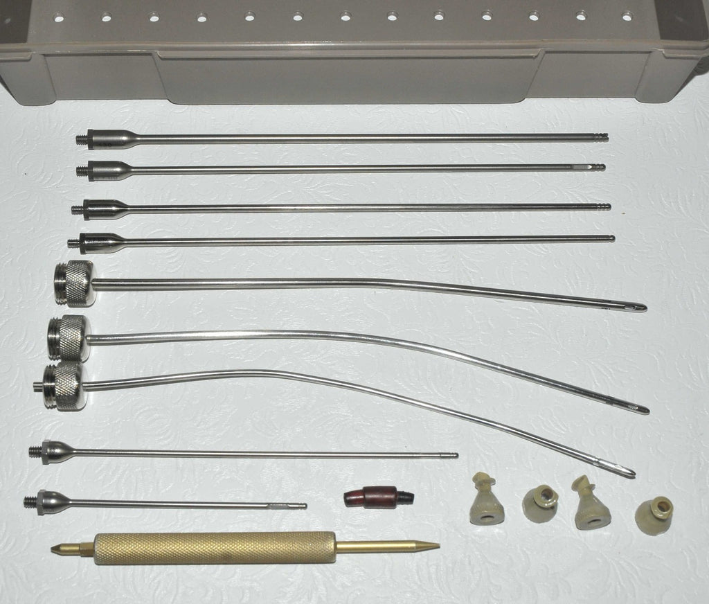 Vaser VentX 7 Cannulae Surgical Probe Needle Cannula Aspiration Handle Tip Lot