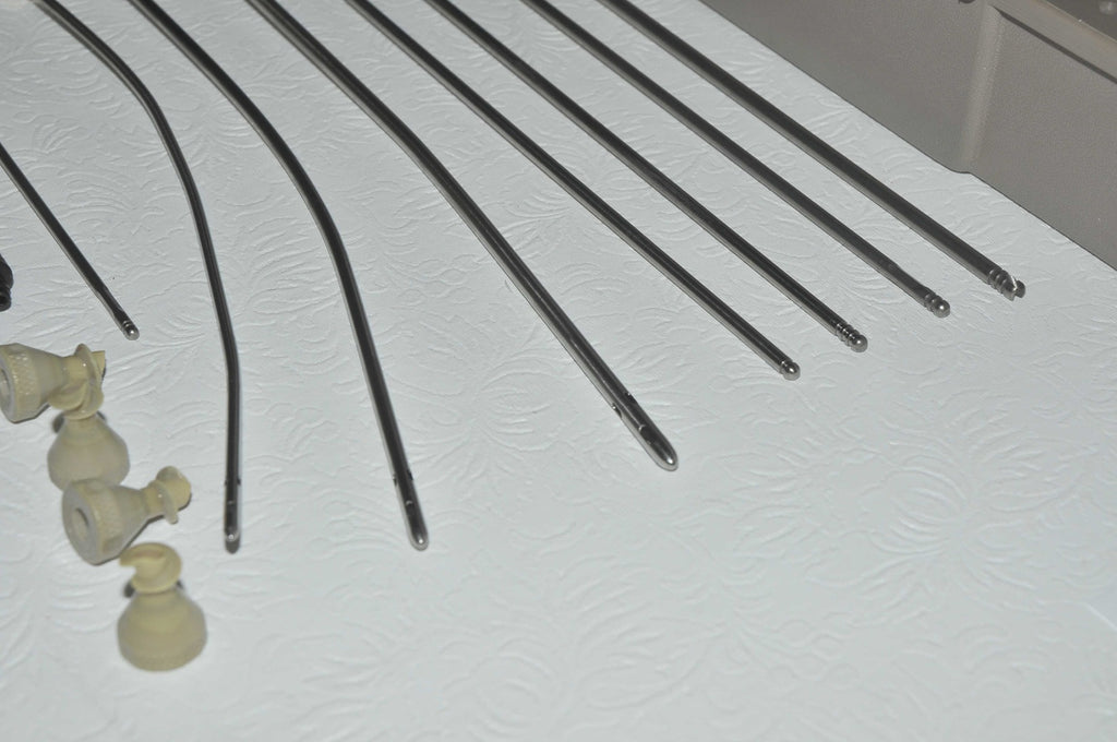 Vaser VentX 7 Cannulae Surgical Probe Needle Cannula Aspiration Handle Tip Lot