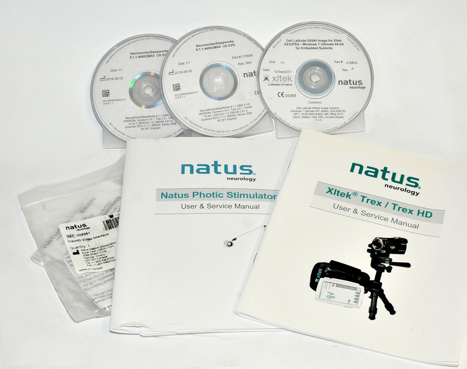 XLTEK Trex HD Natus Neurology Ambulatory EEG System Nanuk Sleep Monitoring Study