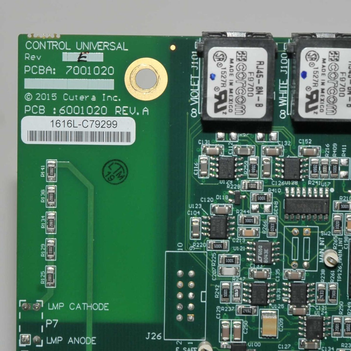 Cutera XEO Laser Green Main Circuit CONTROL Board PCB 7001020 PARTS w Error