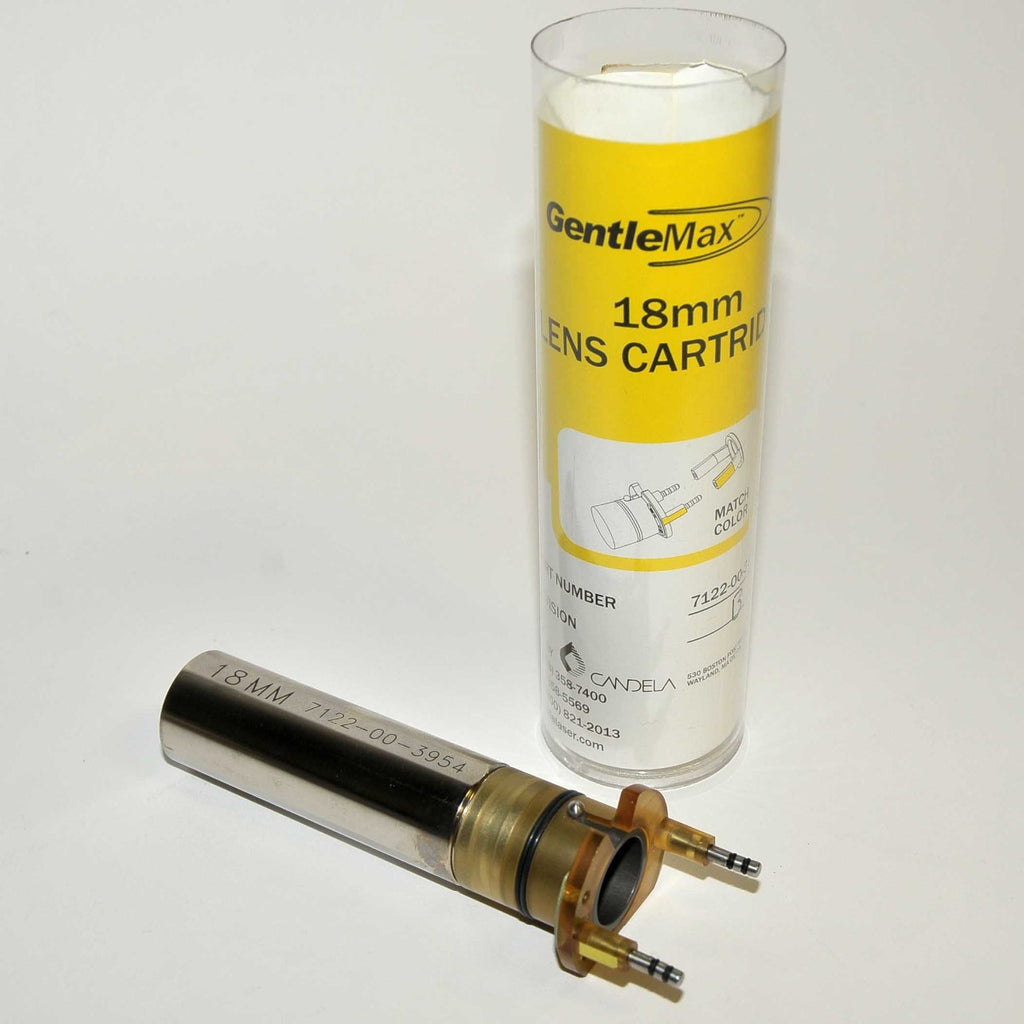 Candela GentleMax 755 1064 Laser 18mm Lens Optic Cartridge 7122-00-3954 PARTS