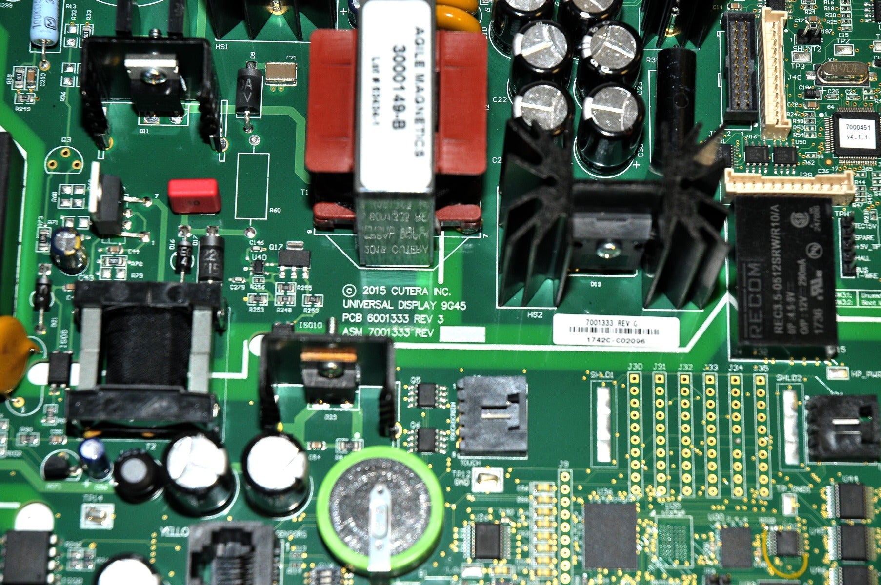Cutera Trusculpt Laser Universal Display Control Board PCB 7001859 7001957 3D