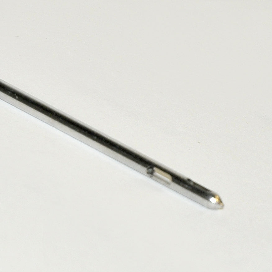 Laser Tri-Port Blunt Nose Tip Cannula Needle 10" Suction 3/8" Female Connector