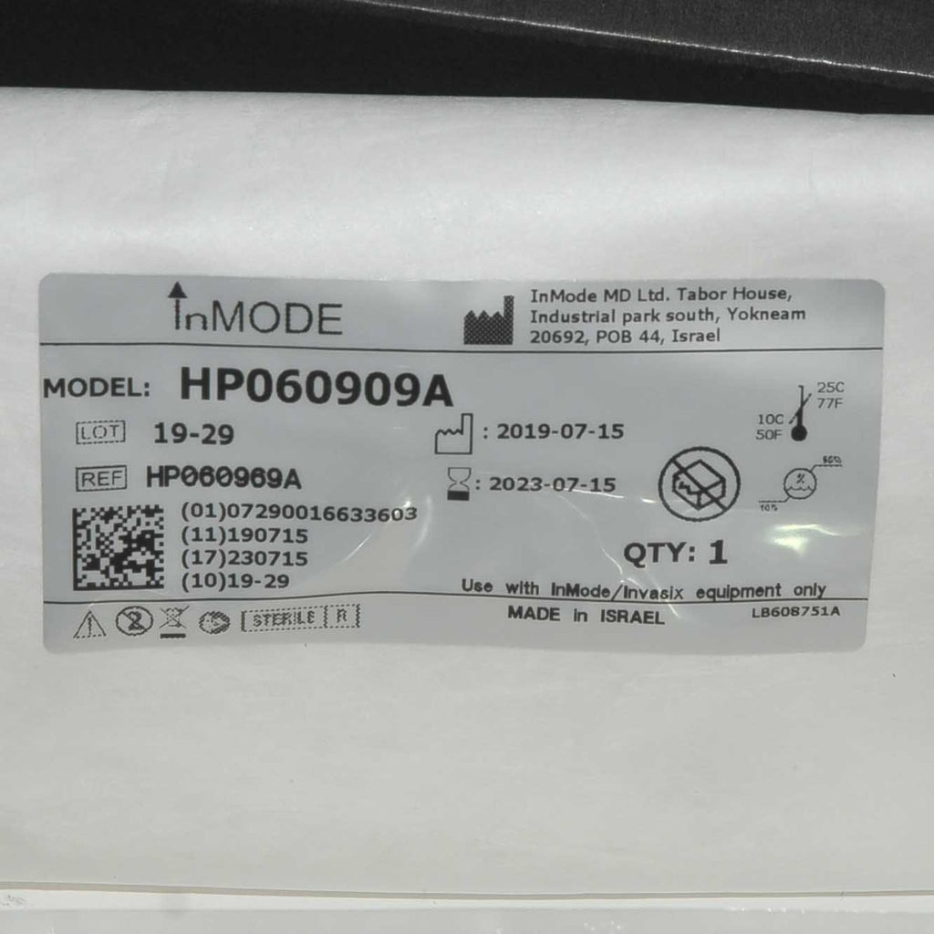 Inmode AccuTite Aviva Dual Sensor Applicator Handpiece HP HP060909A EXP7/2023