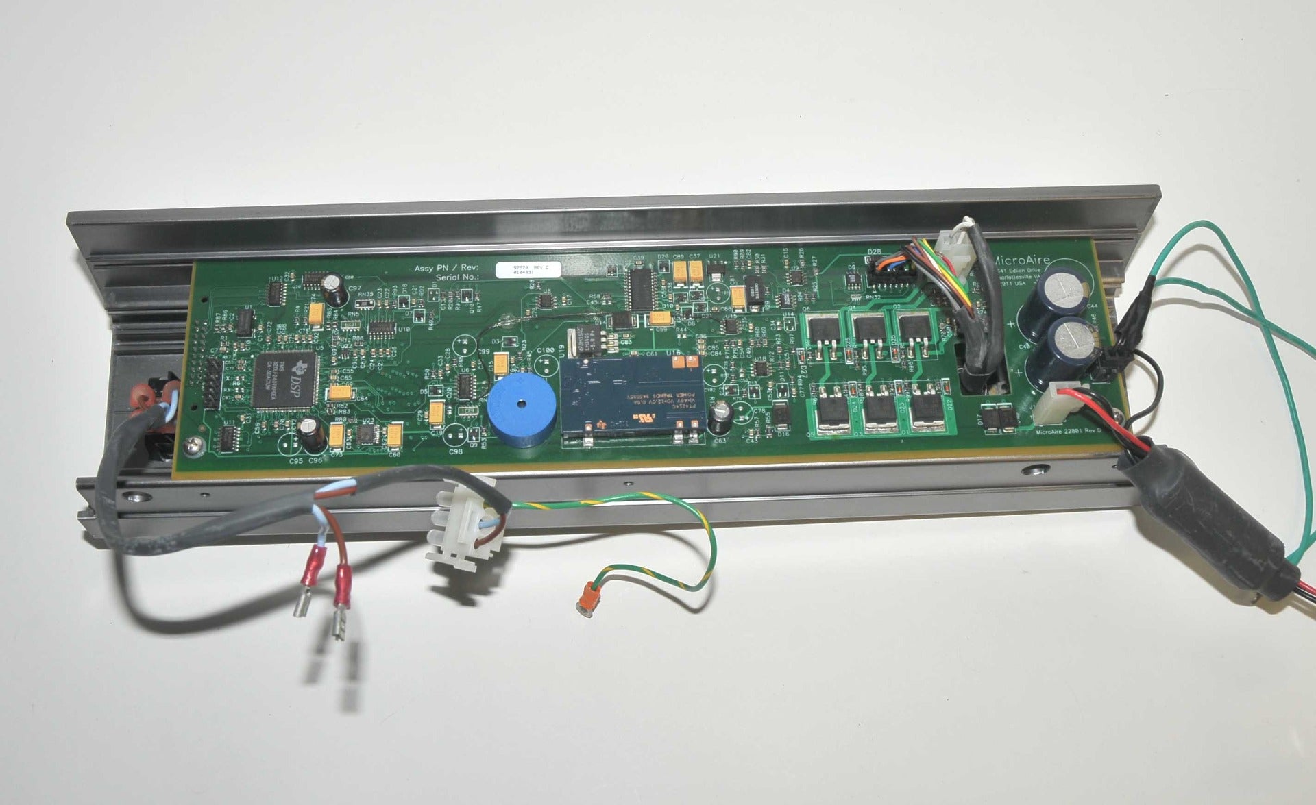 MicroAire 1020 Console Front Panel Assembly Cover PCB Computer Board 52570 22801