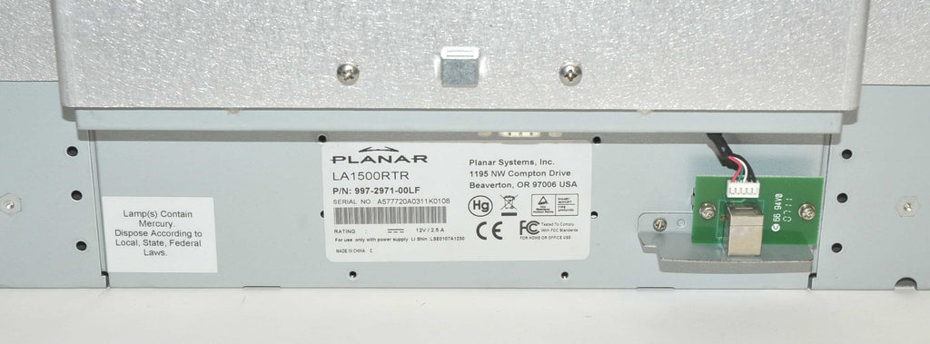 Solta RELIANT Restore Fraxel Laser Display Monitor Screen LA1500RTR Planar PARTS