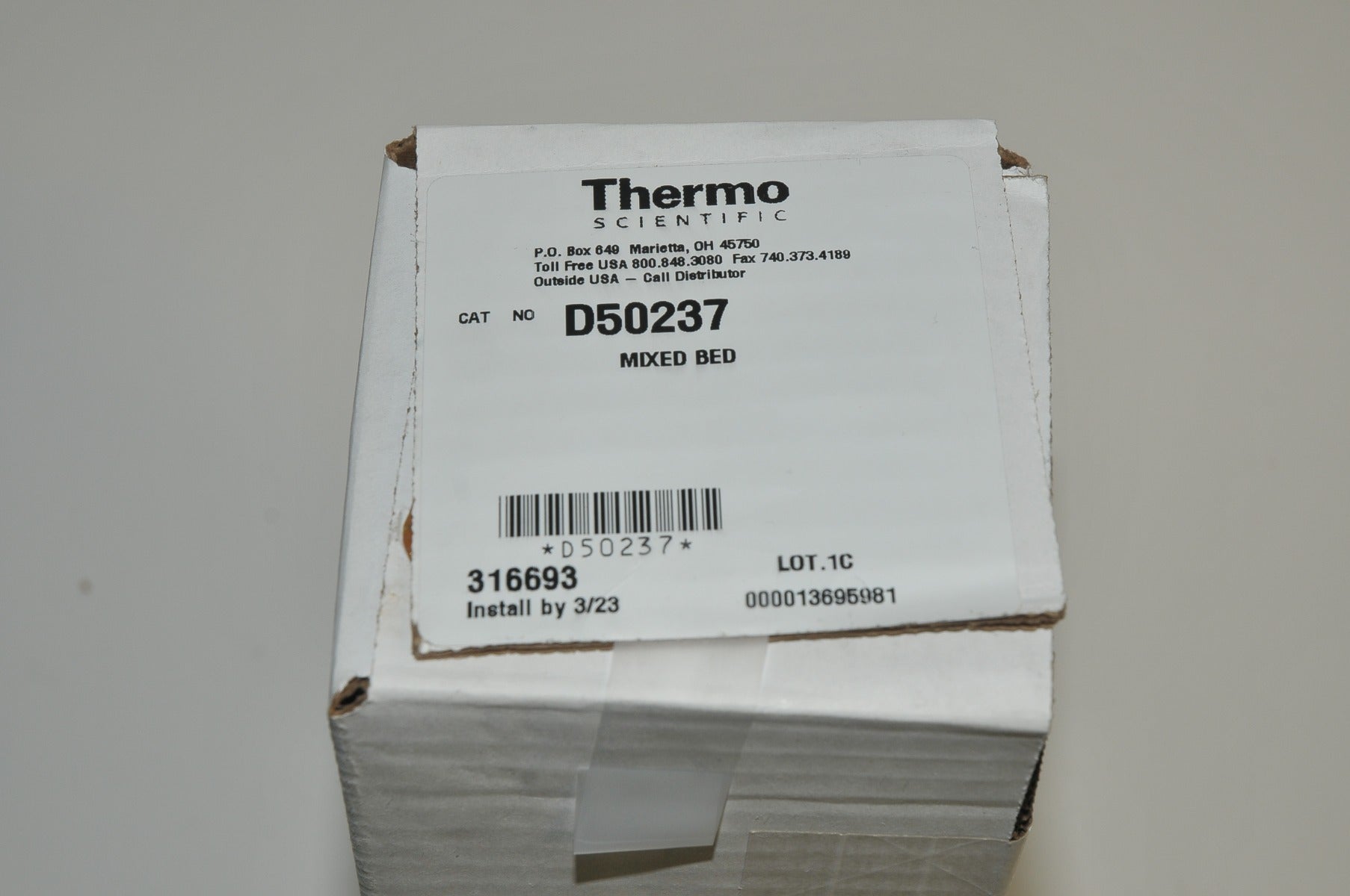 Candela GMax Thermo Scientific Easy Cool Deionization Filter Cartridge D50237