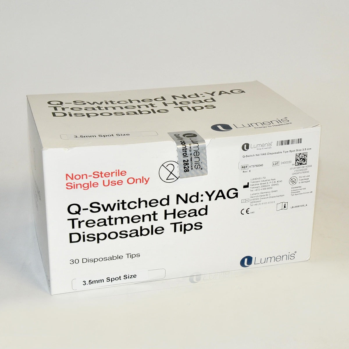 Lumenis M22 Q-Switched Nd YAG Treatment Head 3.5mm Disposable Tips KT3750040 x30