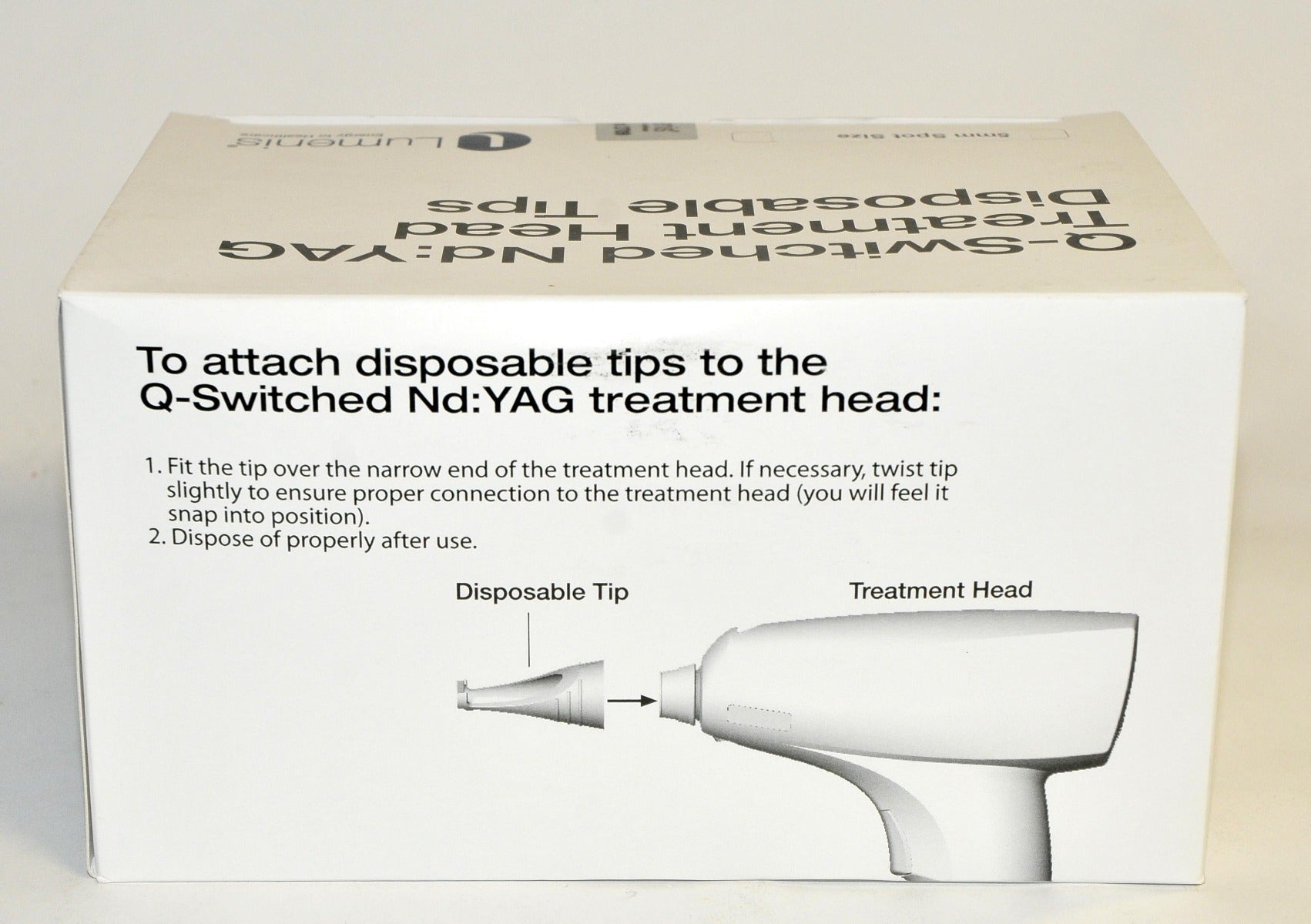 Lumenis M22 Q-Switched Laser Nd YAG Treatment Head 5mm Disposable Tips KT3750050 x25