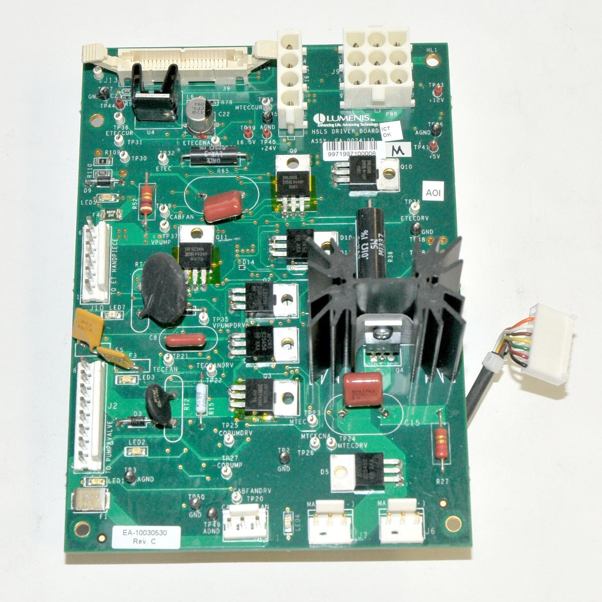 Lumenis LightSheer Infinity Diode Laser Driver Green Board PCB 0024110 PARTS