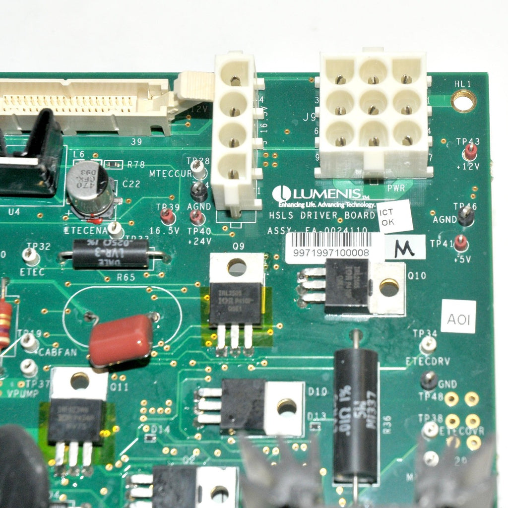 Lumenis LightSheer Infinity Diode Laser Driver Green Board PCB 0024110 PARTS