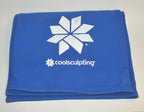 ZELTIQ CoolSculpting Logo Blue Patient Warming Blanket Cotton Polyester 56"x76"