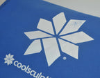 ZELTIQ CoolSculpting Logo Blue Patient Warming Blanket Cotton Polyester 56"x76"