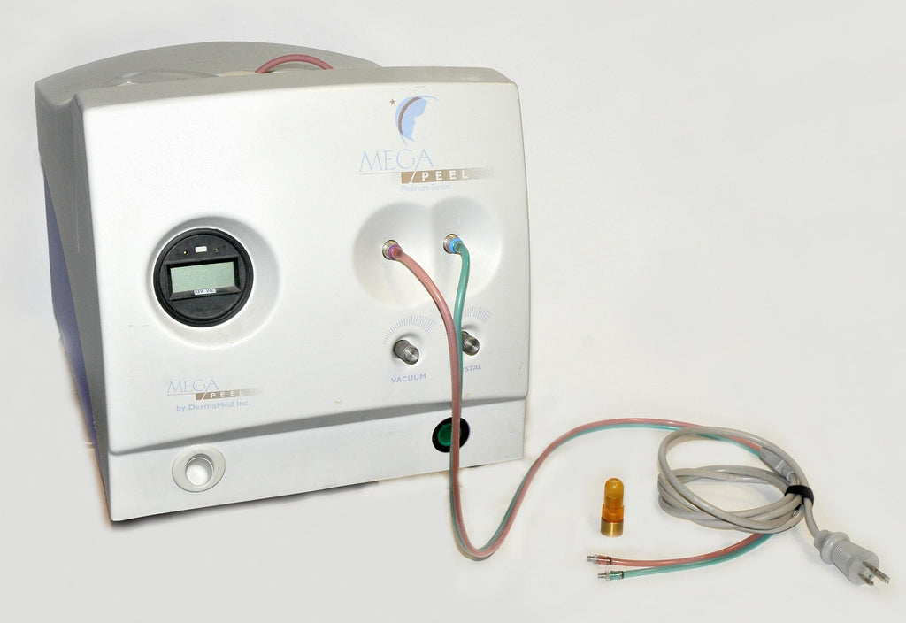 DermaMed MegaPeel Platinum Crystal Microdermabrasion Skin Resurfacing Wrinkles