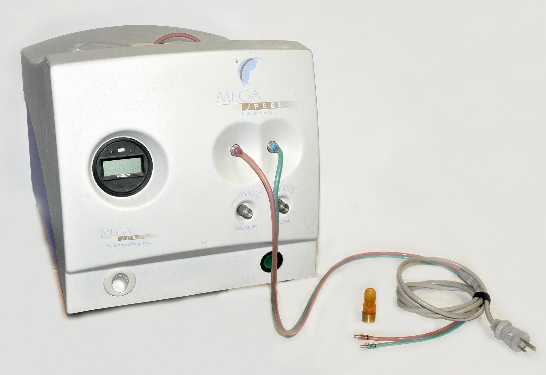 DermaMed MegaPeel Platinum Crystal Microdermabrasion Skin Resurfacing Wrinkles