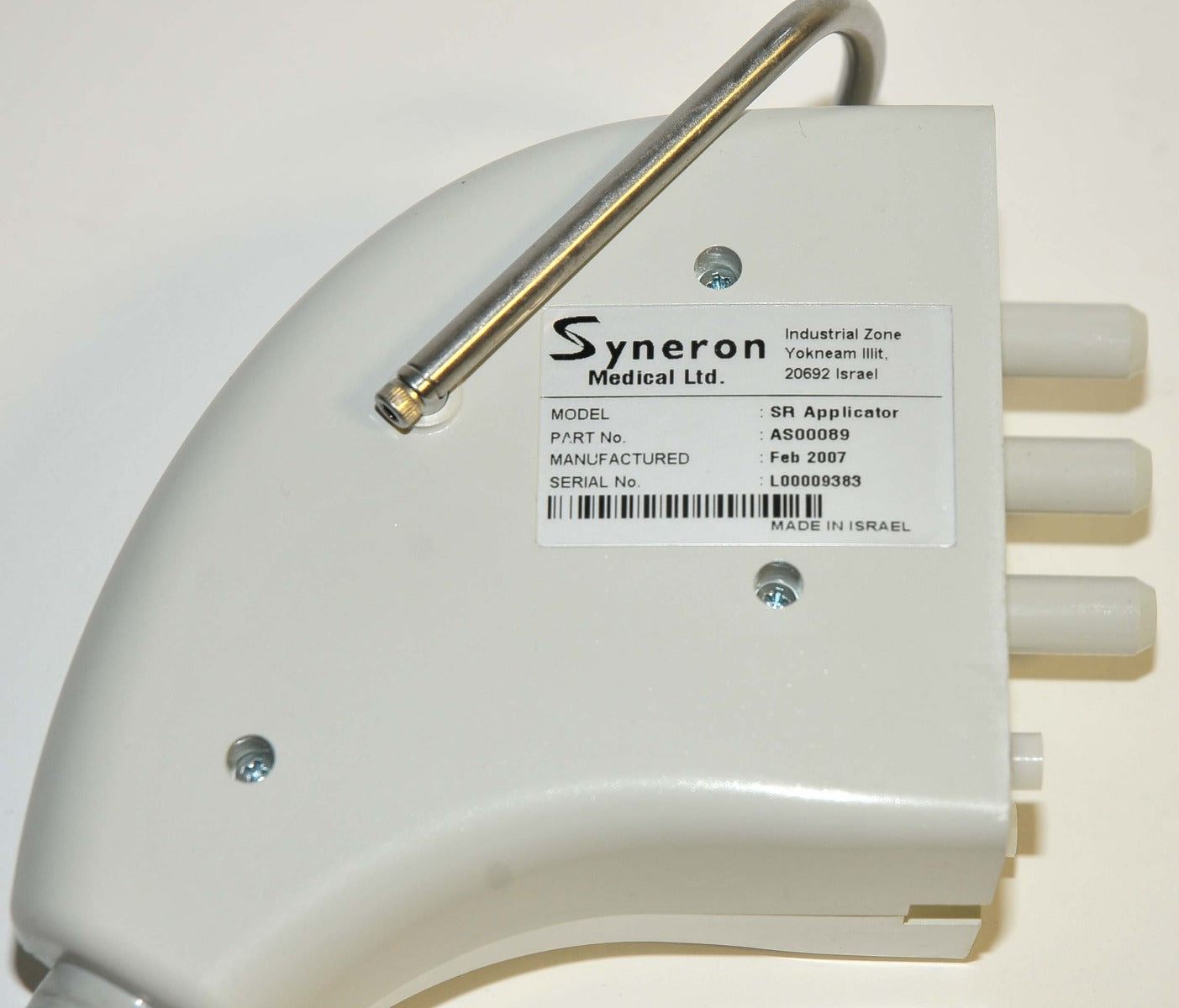 Syneron Medical elos SR Applicator RF Handpiece Skin Rejuvenation AS00089 HP