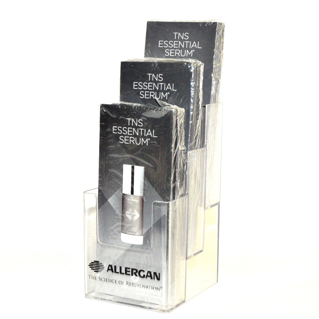 TNS Essential Serum Skin Medica Allergan Beauty Info Brochure Display Stand x75