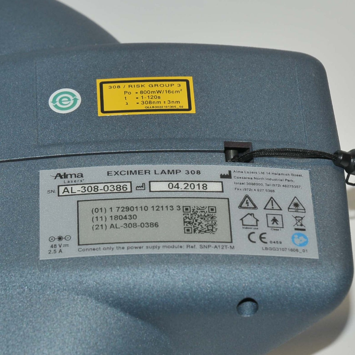 2018 Quantel Alma Excimer 308nm Psoriasis Eczema Dermatitis UVB Therapy System