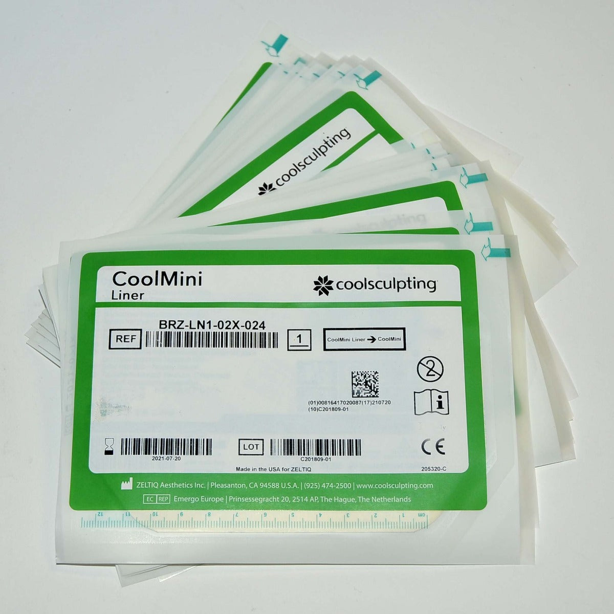 Zeltiq CoolSculpting Mini BRZ-LN1-02X-024 CoolMini Cool Liners x24Pcs Ex 12/2024