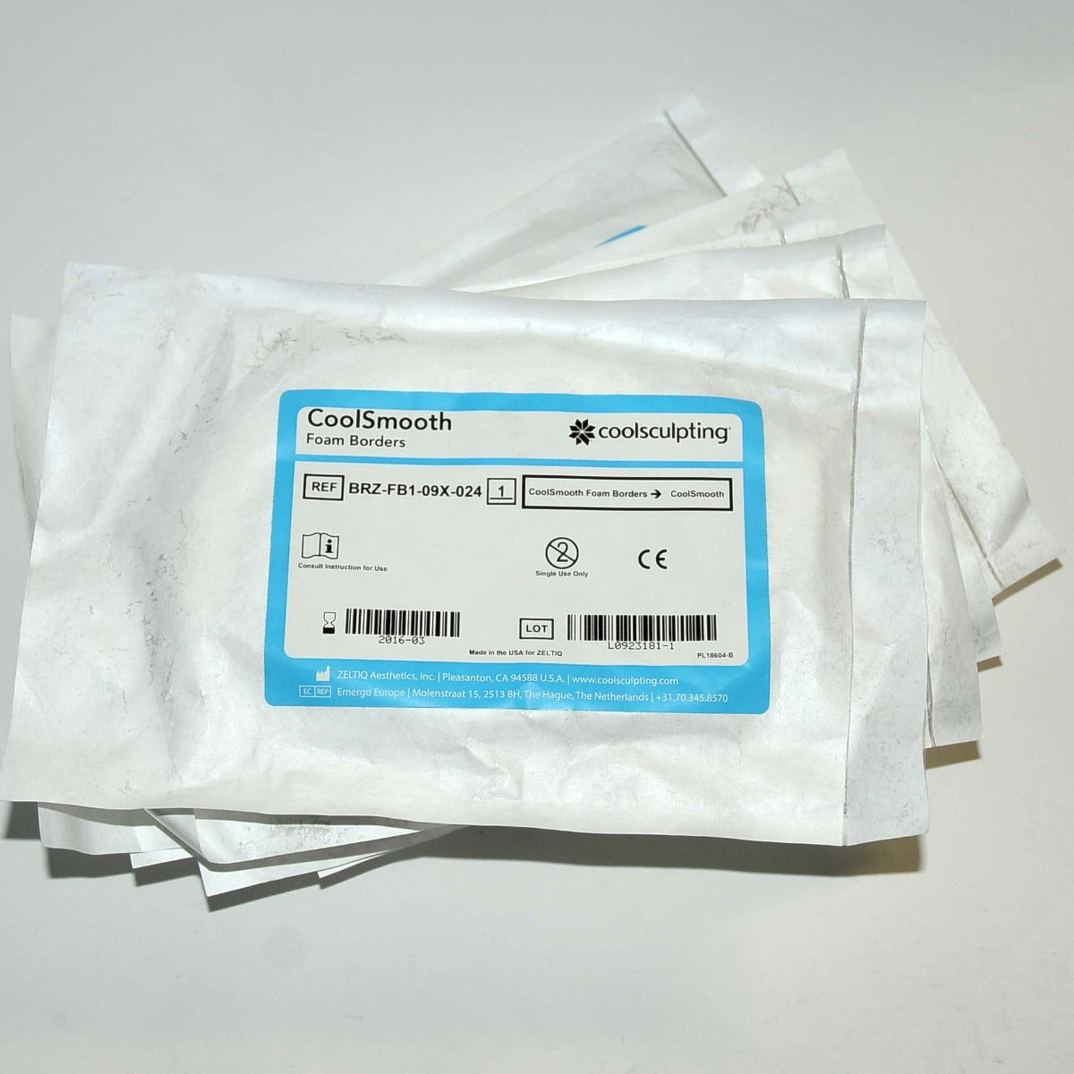 Zeltiq CoolSmooth CoolSculpting Foam Borders BRZ-FB1-09X-024 Cool Smooth x9Pcs