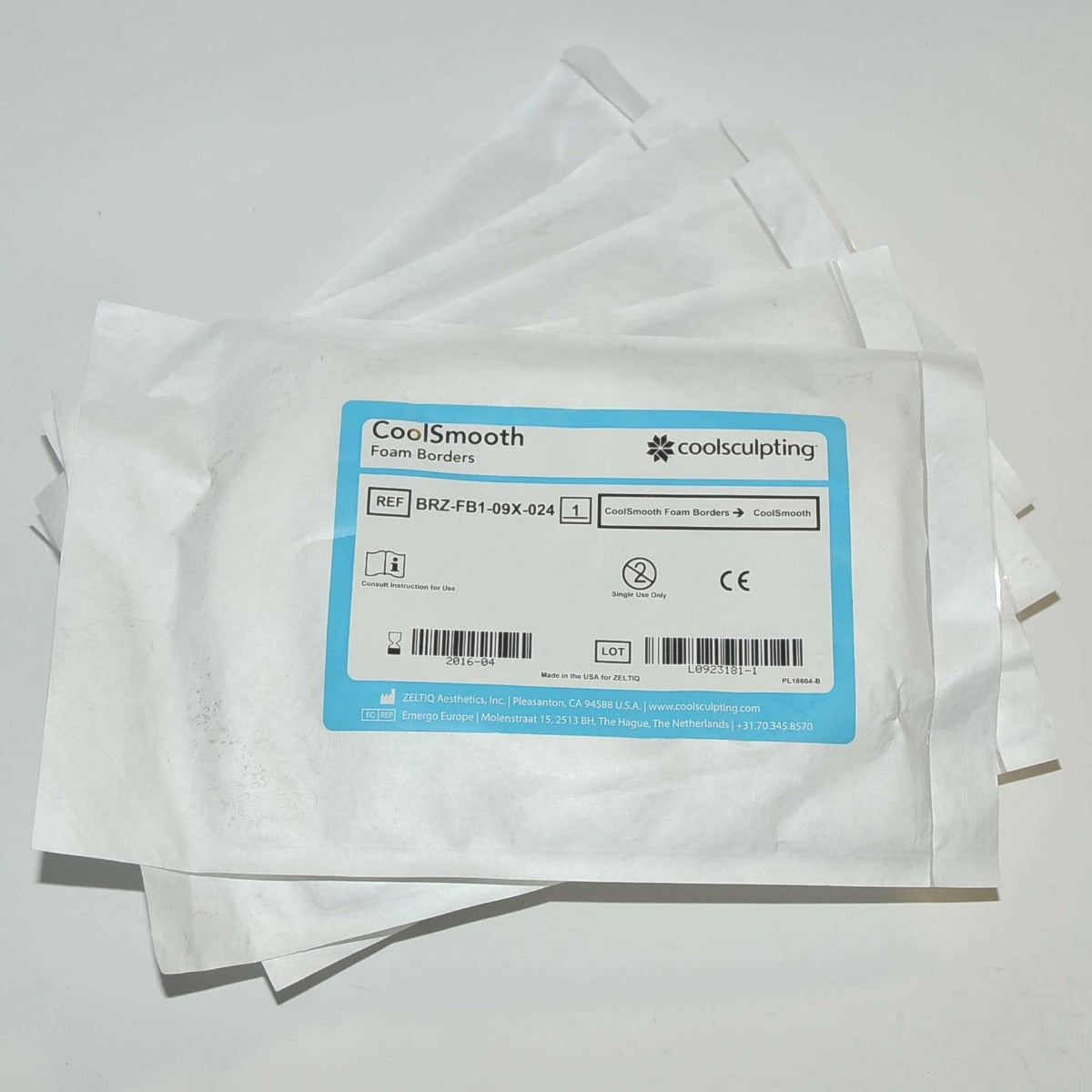 Zeltiq CoolSmooth CoolSculpting Foam Borders BRZ-FB1-09X-024 Cool Smooth x6 Pcs