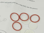 Candela Syneron VBeam Distance Gauge Optic Windows O-Ring Gasket 7122-00-0290 x4