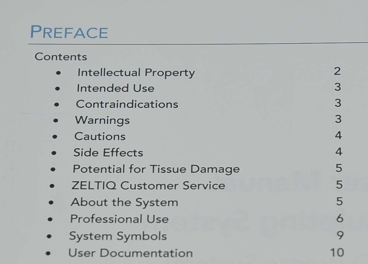 Zeltiq CoolSculpting Breeze System User Operator Manual BRZ-001-TUM-EN2-E Guide