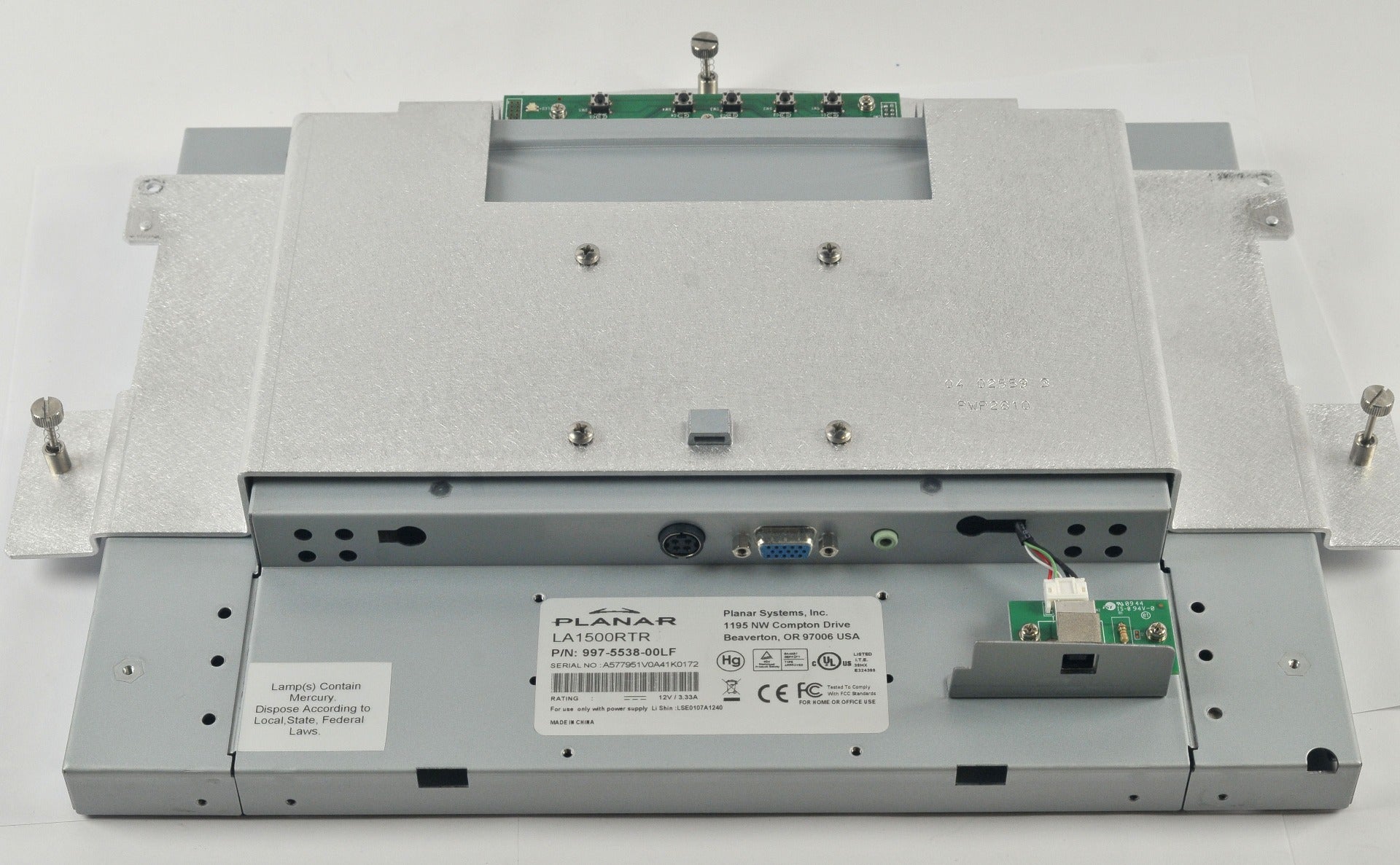 Solta Reliant ReStore Fraxel Laser Monitor Display Screen 997-5538-00LF Planar