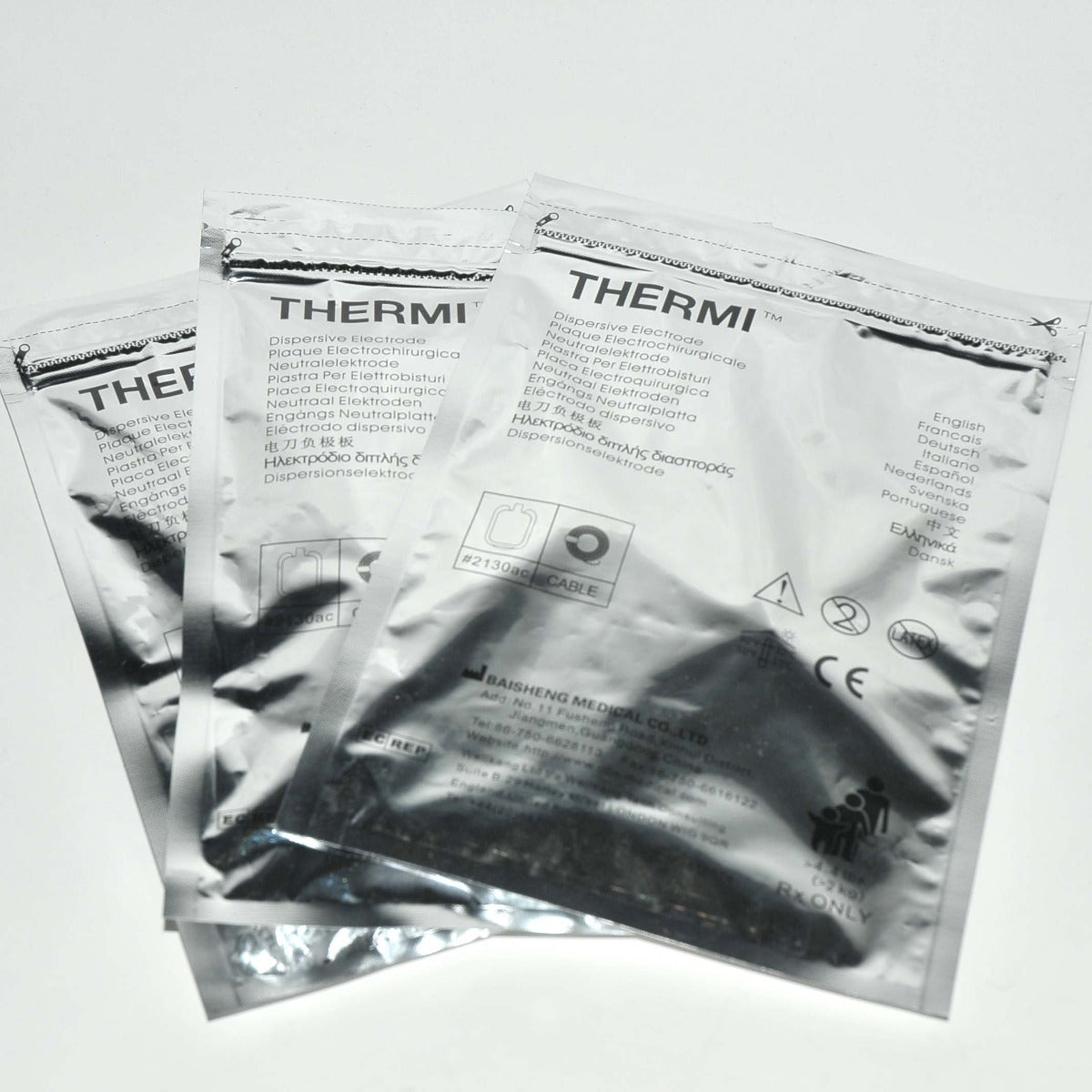 Thermi Aesthetics ThermiRF Dispersive Return Electrode Grounding Pad 2130ac x3Pc