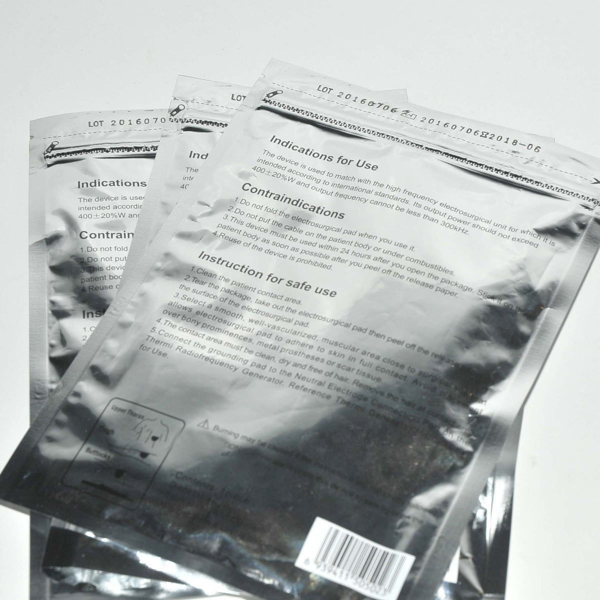 Thermi Aesthetics ThermiRF Dispersive Return Electrode Grounding Pad 2130ac x3Pc