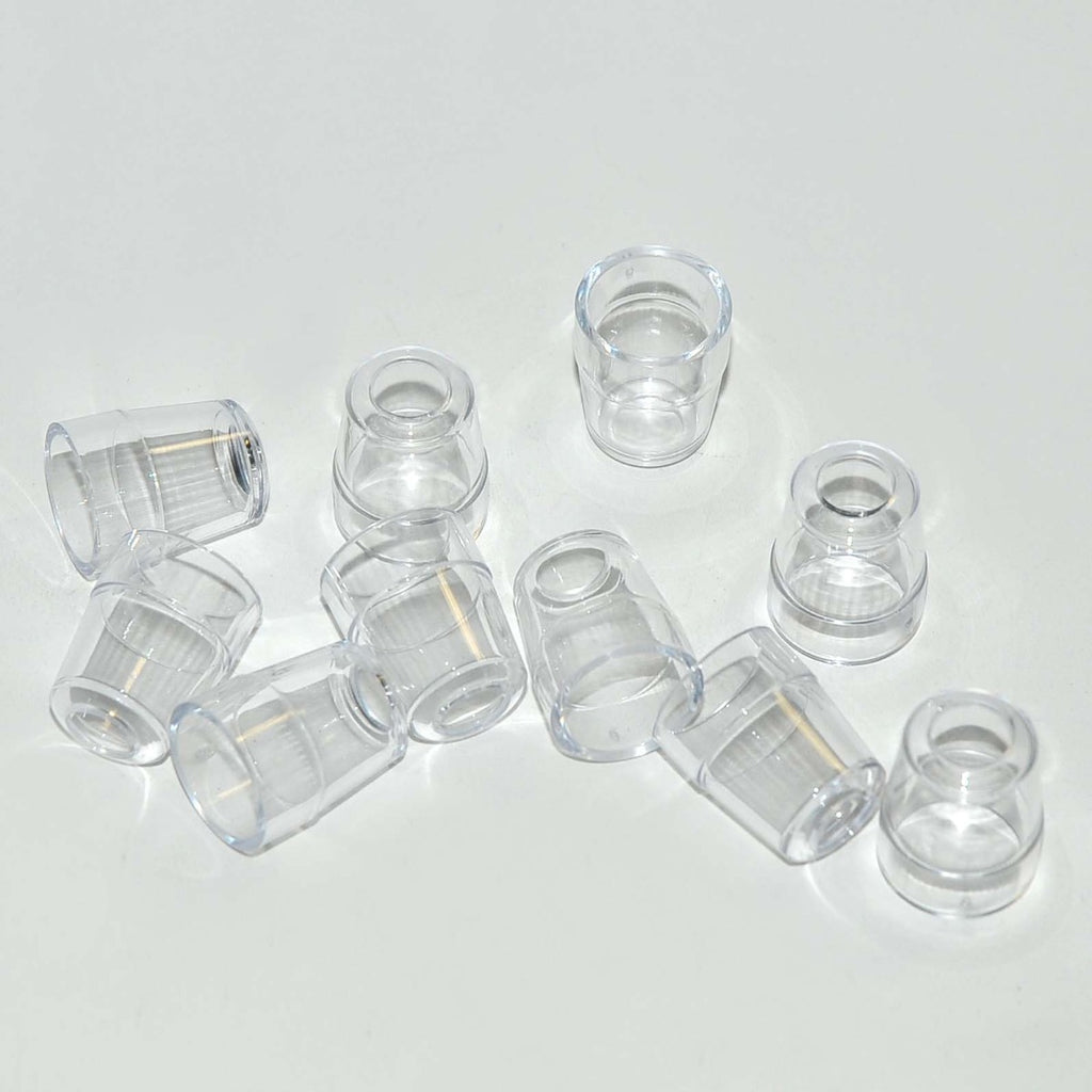 Envy Medical SilkPeel Standard Handpiece Silk Peel Clear 6mm Tip Caps x10 Pcs