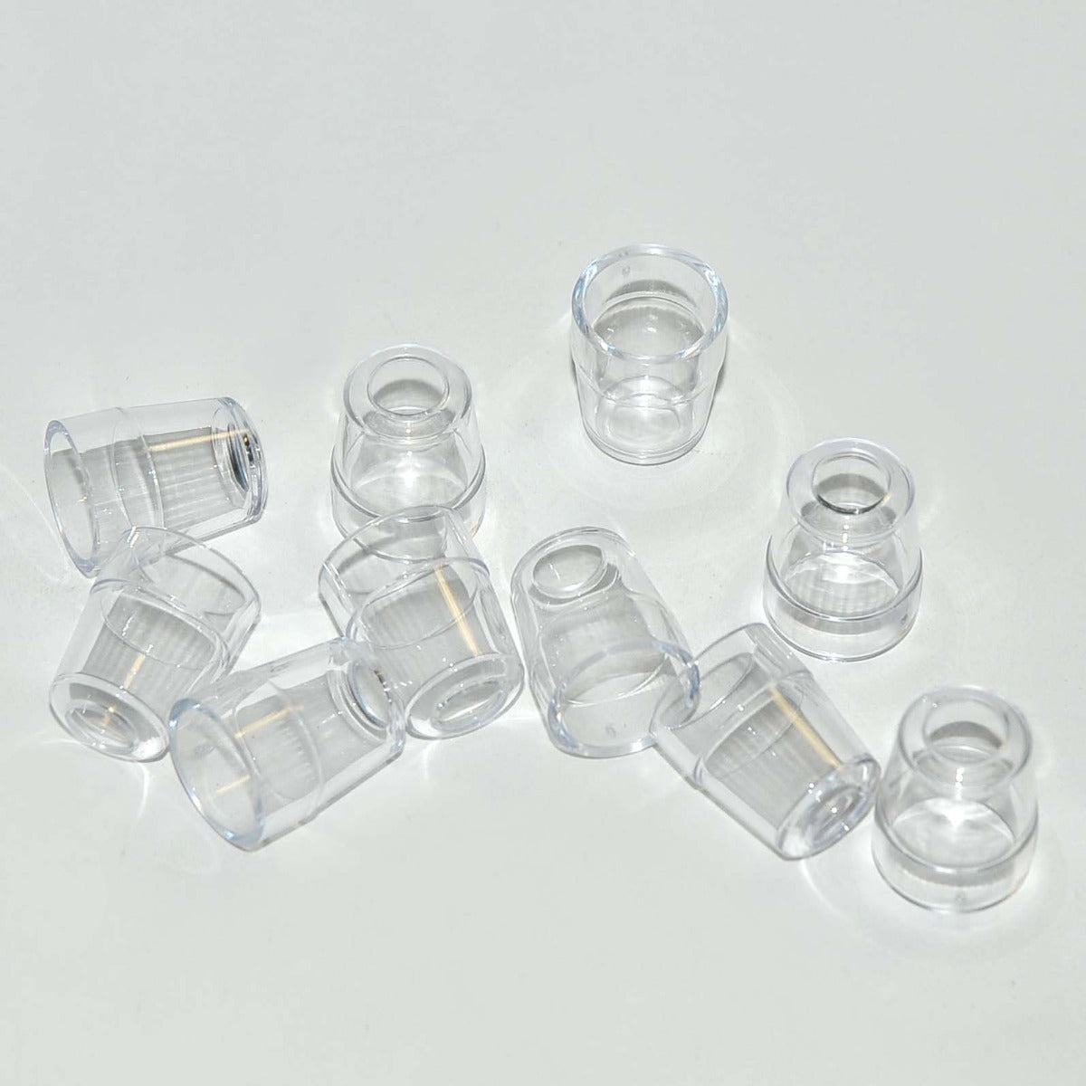 Envy Medical SilkPeel Standard Handpiece Silk Peel Clear 6mm Tip Caps x10 Pcs