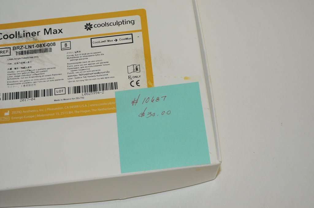 Zeltiq CoolSculpting CoolLiner Max Applicator BRZ-LN1-08X-008 x8Pcs