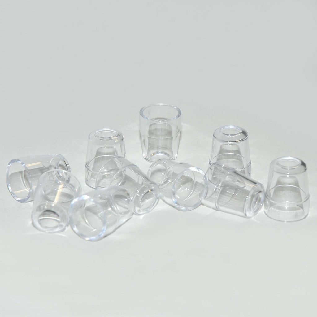 Envy Medical SilkPeel Standard Handpiece Silk Peel Clear 6mm Tip Caps x10 Pcs