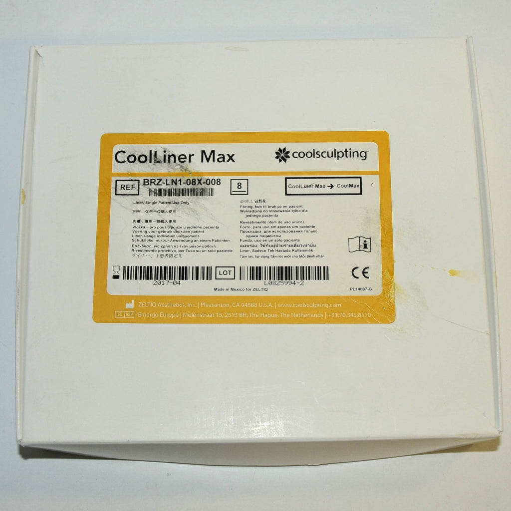 Zeltiq CoolSculpting CoolLiner Max Applicator BRZ-LN1-08X-008 x8Pcs