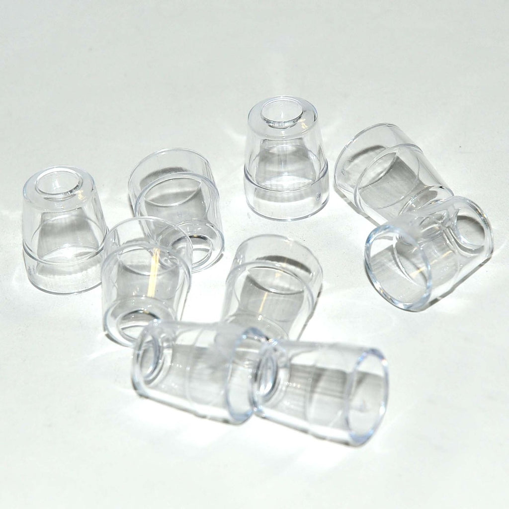 Envy Medical SilkPeel Standard Handpiece Silk Peel Clear 6mm Tip Caps x8 Pcs
