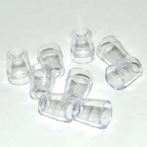 Envy Medical SilkPeel Standard Handpiece Silk Peel Clear 6mm Tip Caps x8 Pcs