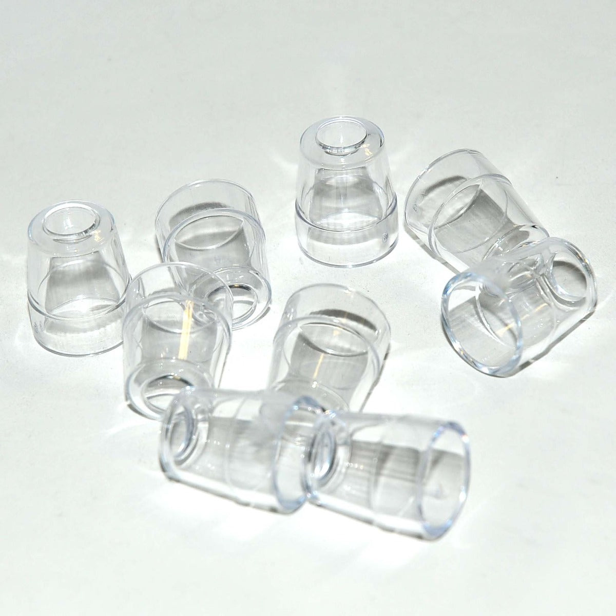 Envy Medical SilkPeel Standard Handpiece Silk Peel Clear 6mm Tip Caps x8 Pcs